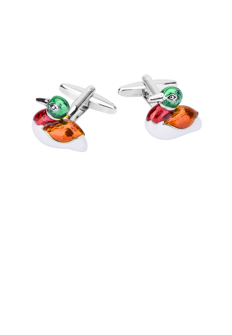 Simple Fashion Color Mandarin Duck Cufflinks