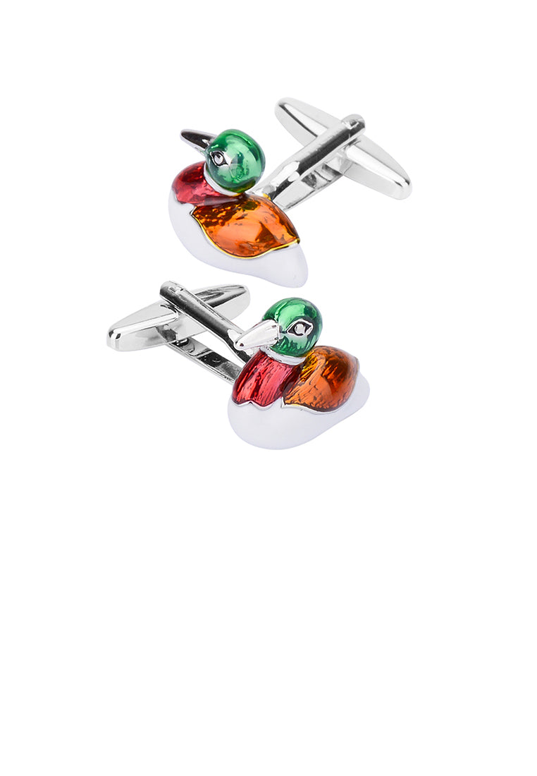 Simple Fashion Color Mandarin Duck Cufflinks