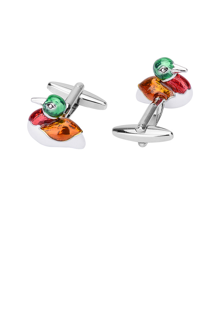 Simple Fashion Color Mandarin Duck Cufflinks