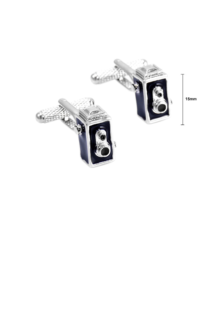 Fashionable High-end Vintage Black Camera Cufflinks