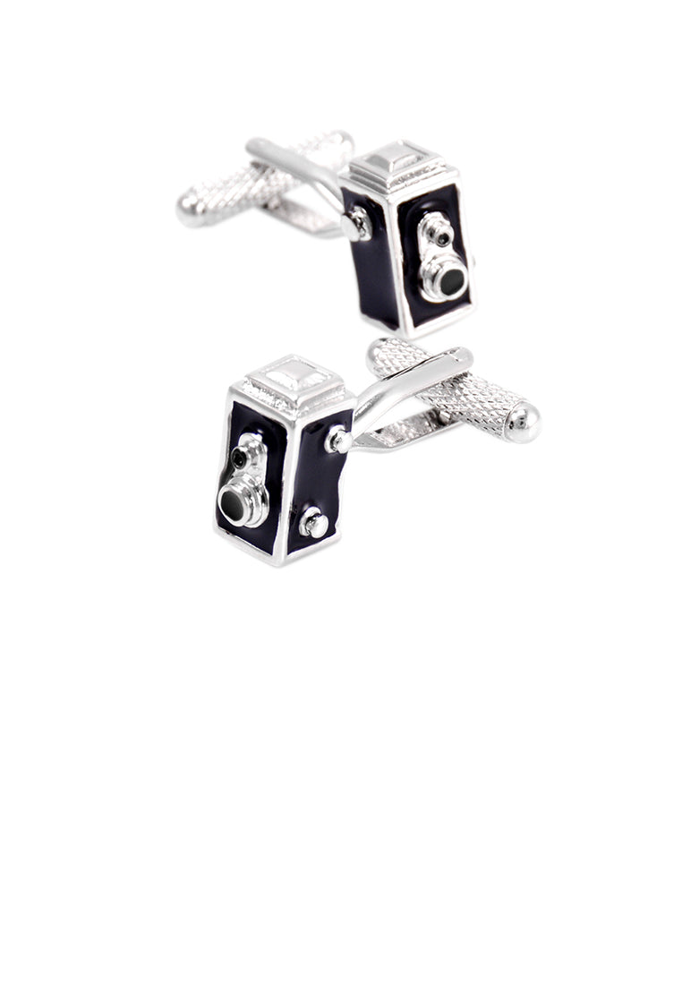 Fashionable High-end Vintage Black Camera Cufflinks