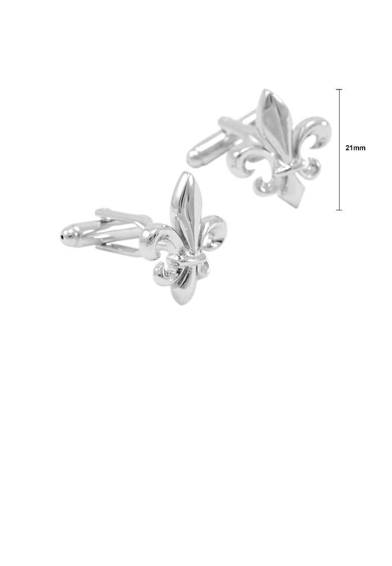 Fashionable High-end Royal Lily Cufflinks
