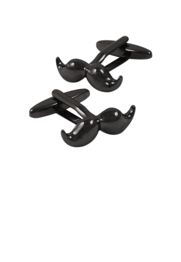 Fashion and Elegant Plated Black Beard Cufflinks