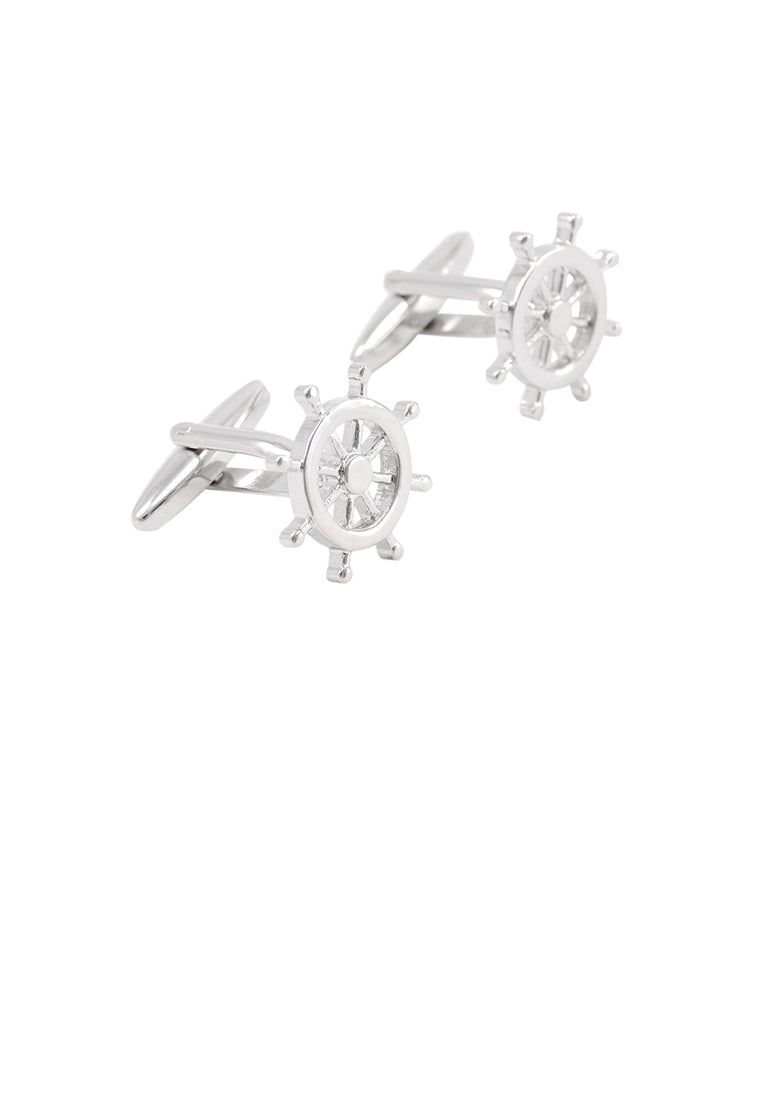 Fashion High-end Personality Rudder Shirt Cufflinks