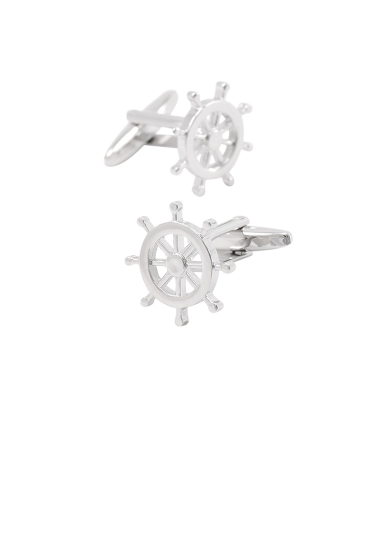 Fashion High-end Personality Rudder Shirt Cufflinks