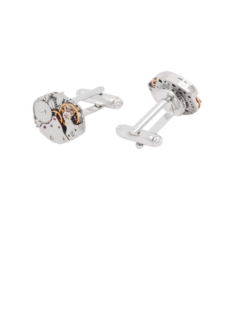 Fashion Personality Mechanical Watch Movement Cufflinks