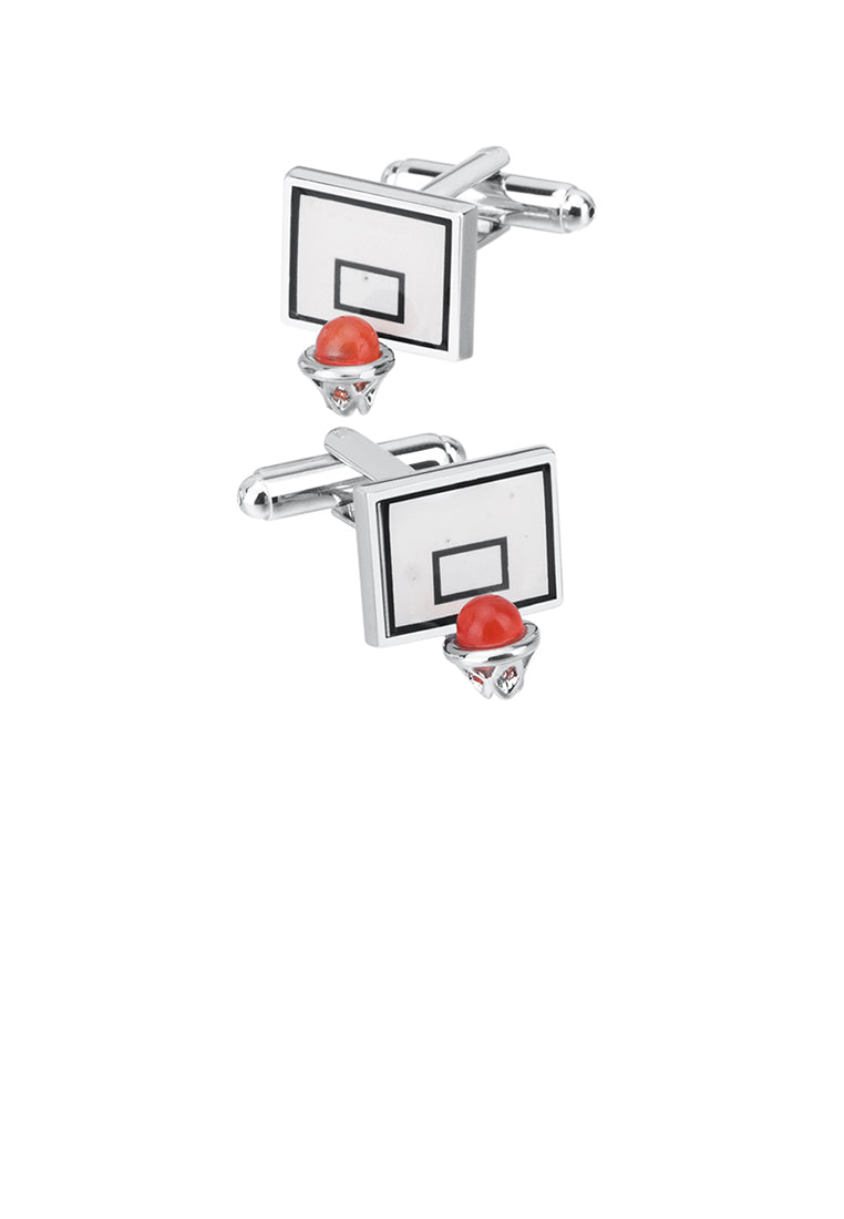 Fashion Personality Basketball Backboard Cufflinks