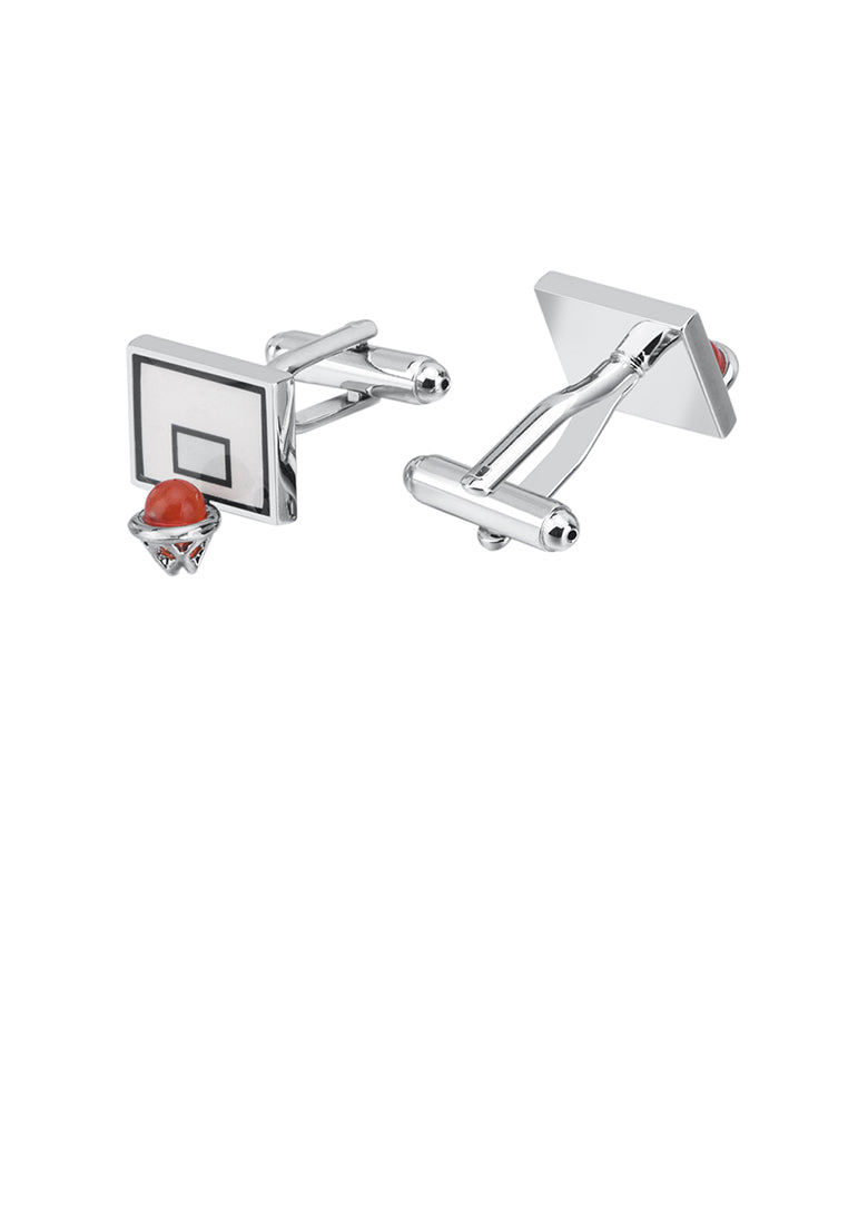 Fashion Personality Basketball Backboard Cufflinks