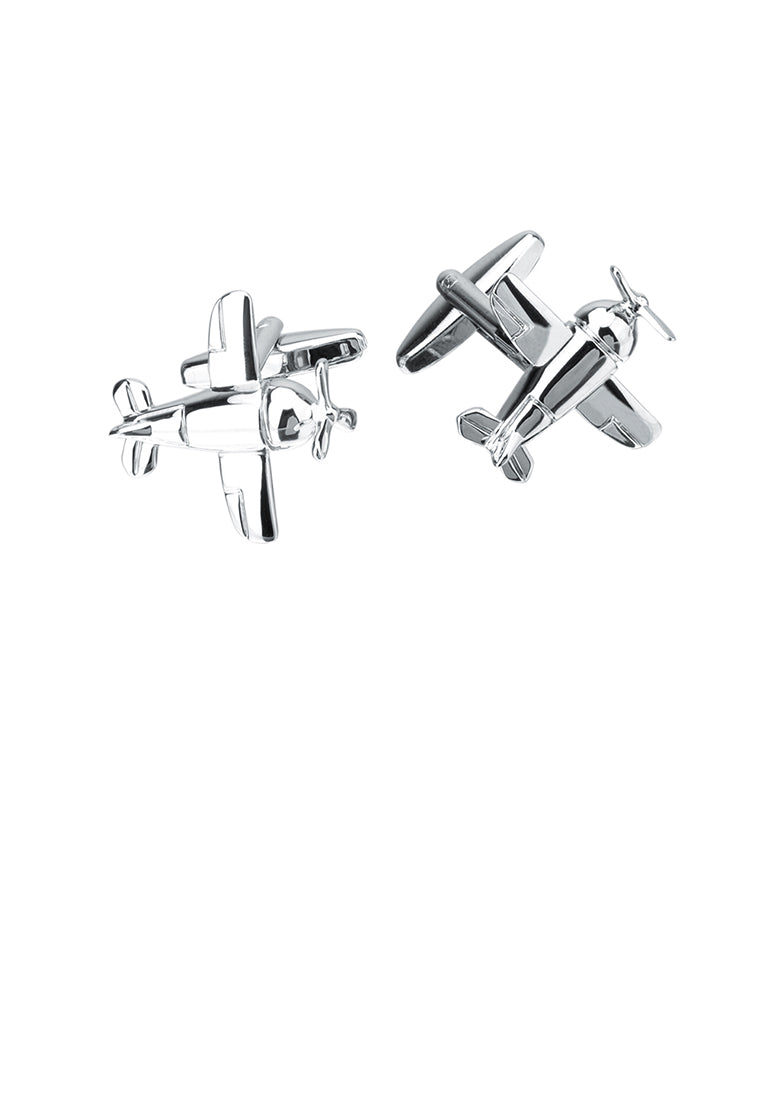 Fashionable Personality Silver Bomber Cufflinks
