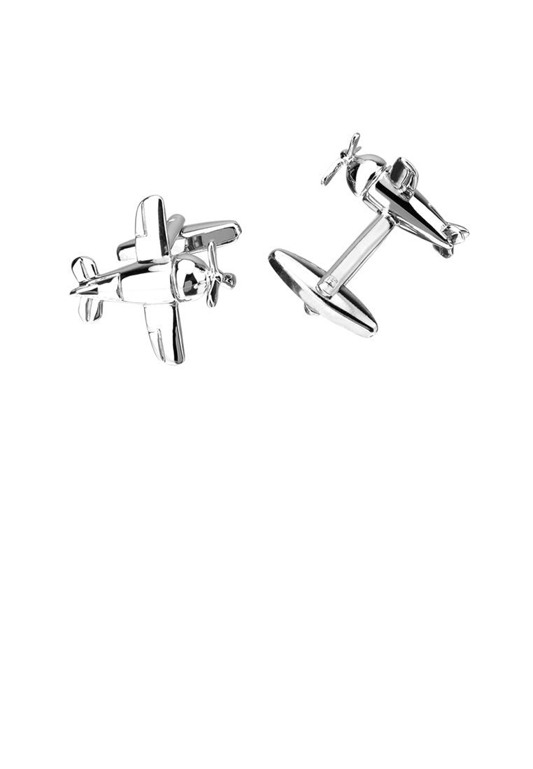 Fashionable Personality Silver Bomber Cufflinks