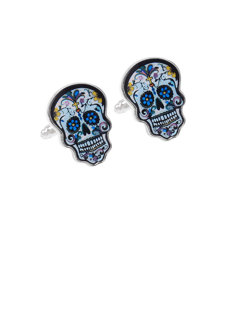 Fashion Personality Pattern Skull Cufflinks