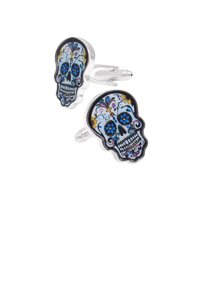 Fashion Personality Pattern Skull Cufflinks