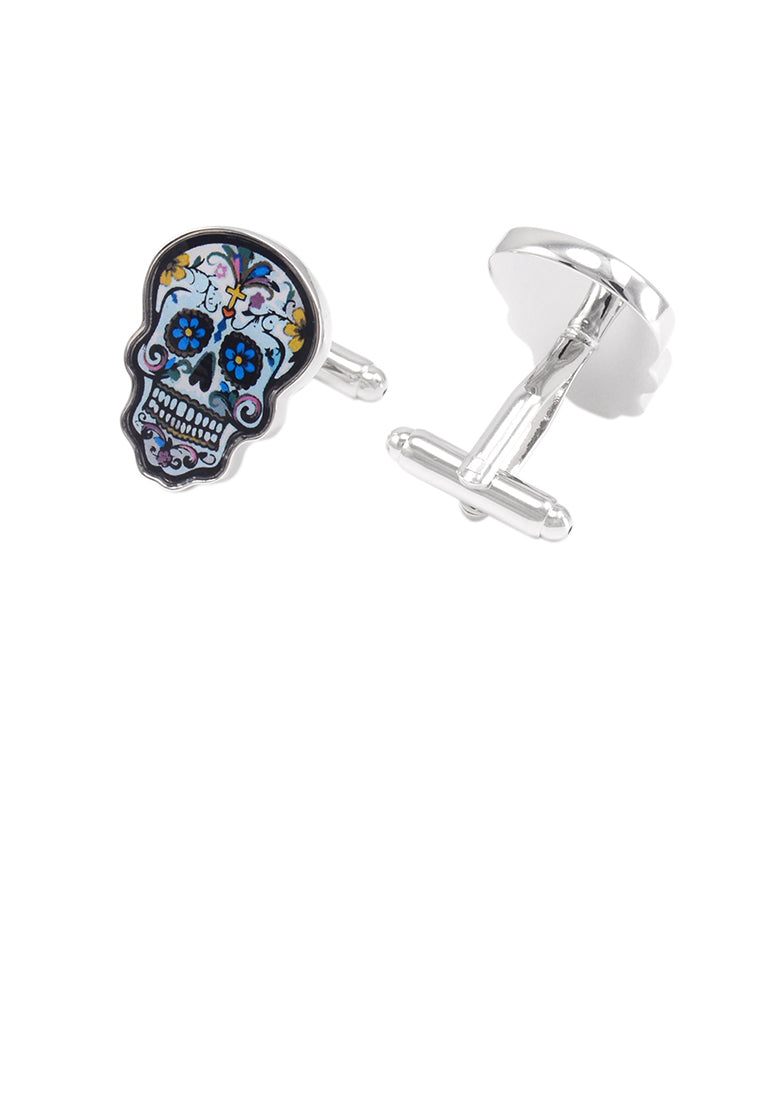 Fashion Personality Pattern Skull Cufflinks