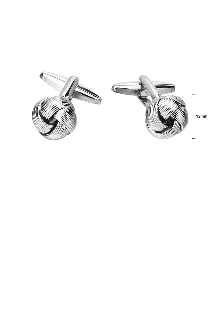 Fashion Elegant Tribe Chinese Knot Twist Cufflinks
