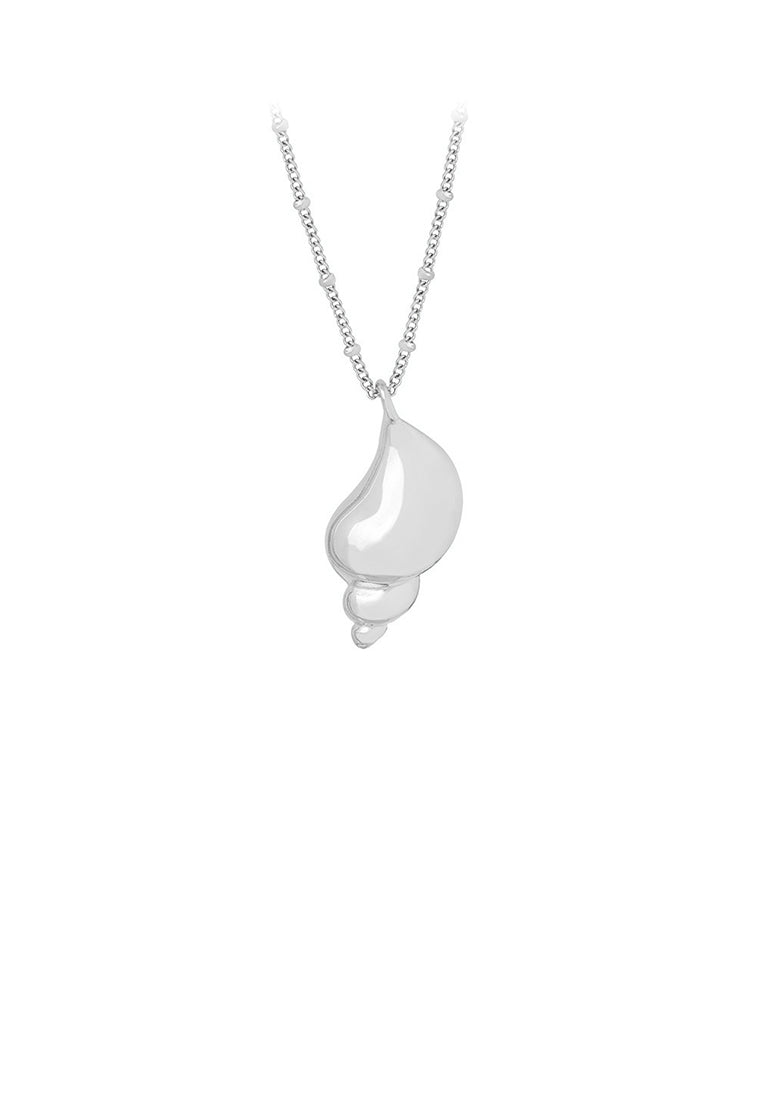 Fashion and Simple 316L Stainless Steel Conch Pendant with Necklace