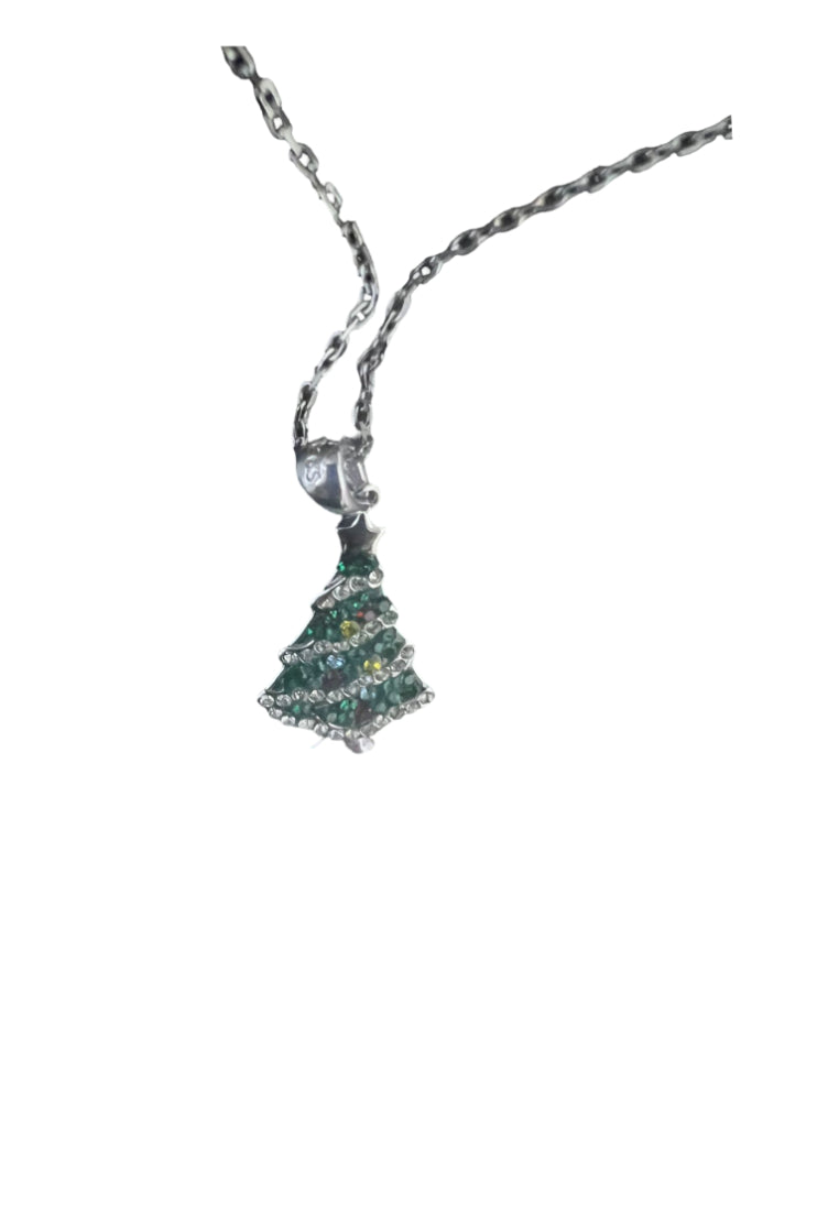 Simple and Fashion 316L Stainless Steel Hollow Triangle Tassel Pendant with Long Necklace