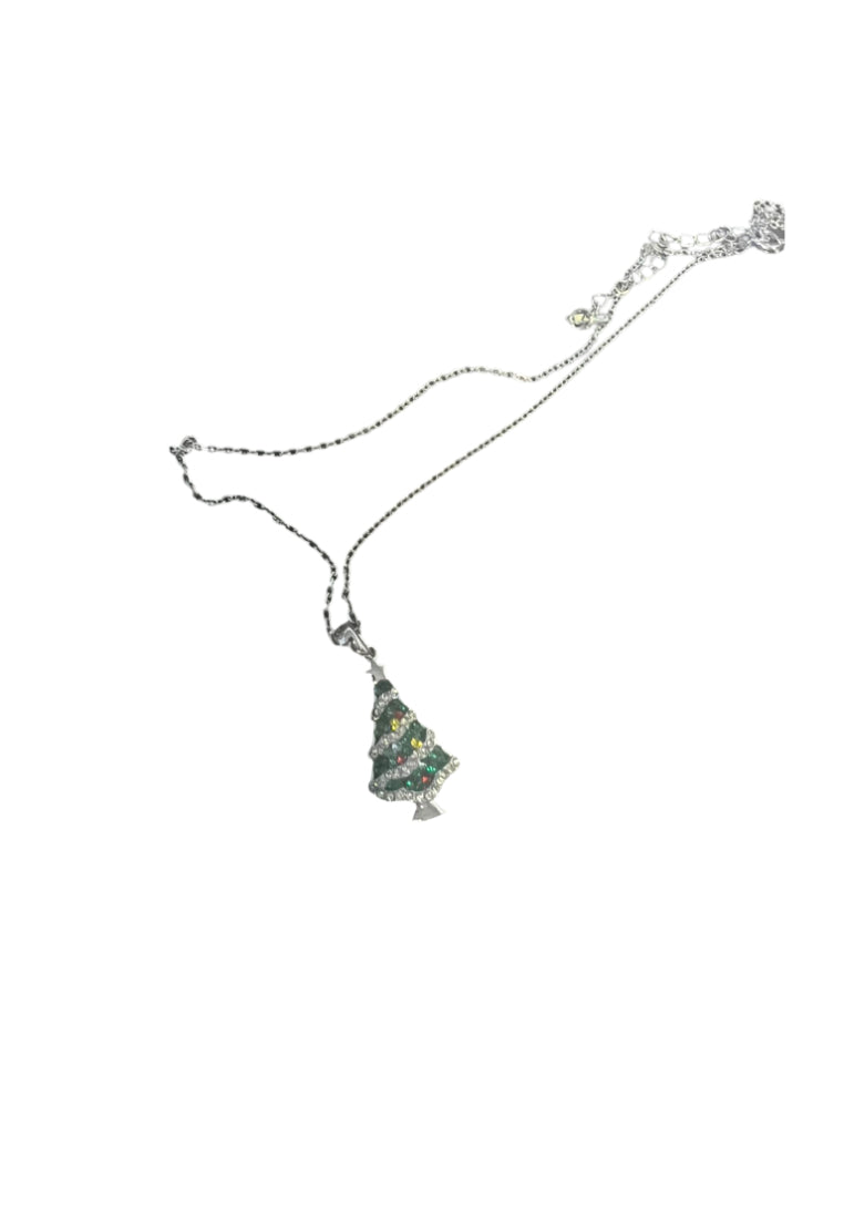 Simple and Fashion 316L Stainless Steel Hollow Triangle Tassel Pendant with Long Necklace