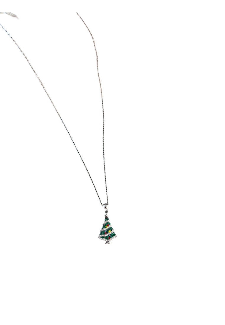 Simple and Fashion 316L Stainless Steel Hollow Triangle Tassel Pendant with Long Necklace