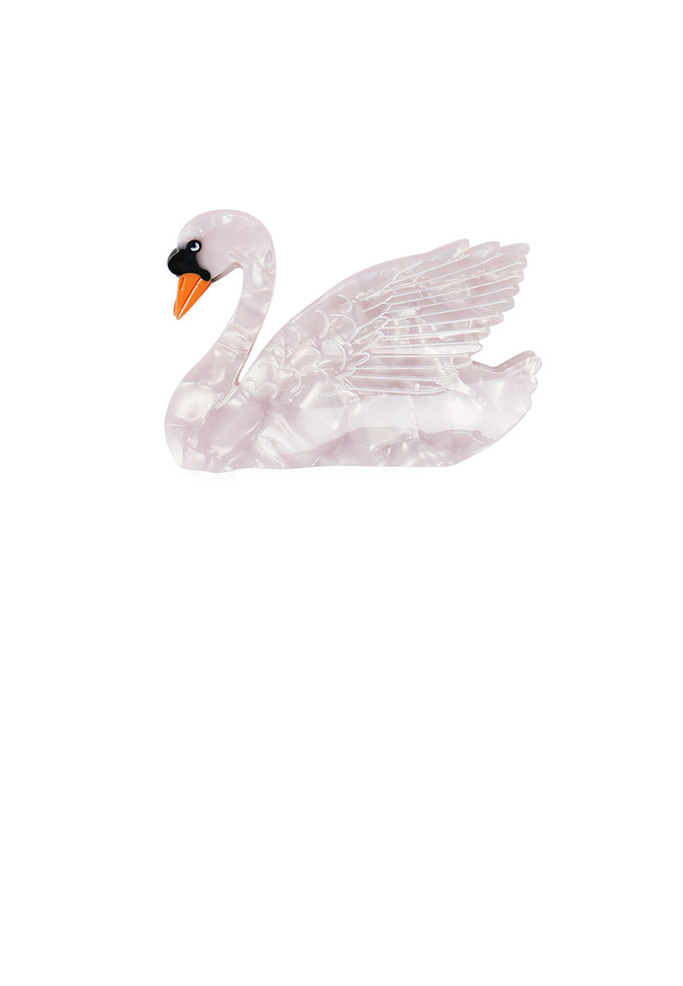 Fashion Temperament Swan Hair Claw - Elegant Hairpiece