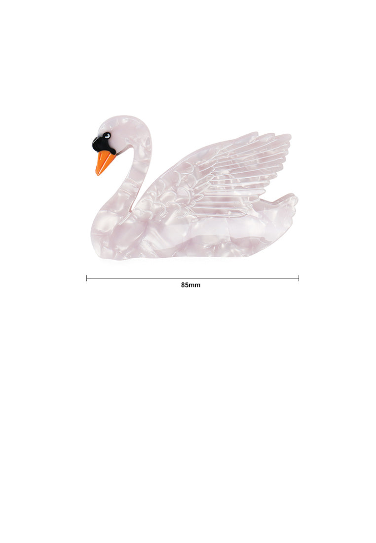 Fashion Temperament Swan Hair Claw - Elegant Hairpiece