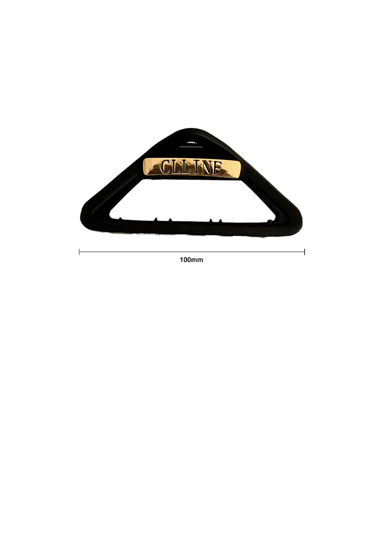 Simple And Fashion Black Triangular Geometric Hair Claw - Elegant Hairpiece