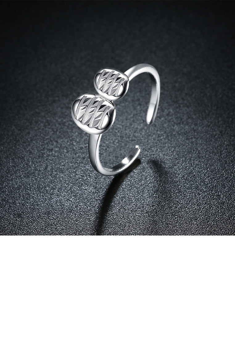 925 Sterling Silver Elegant Fashion Adjustable Opening Ring