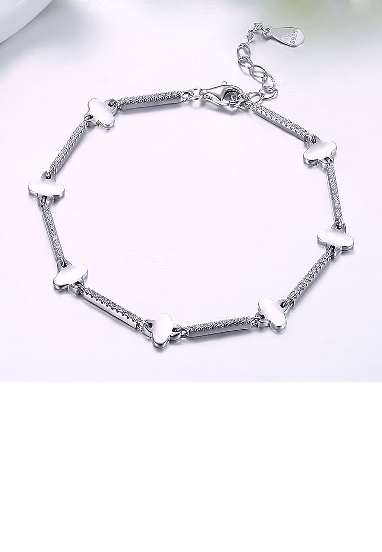 925 Sterling Silver Simple Elegant Fashion Bracelet