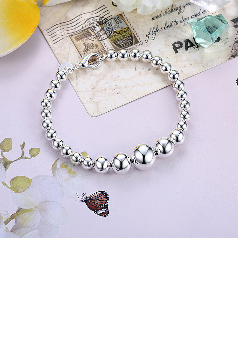 Simple and Fashion Rosary Beads Round Bracelet