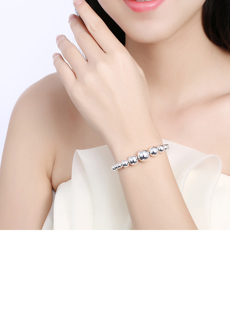 Simple and Fashion Rosary Beads Round Bracelet