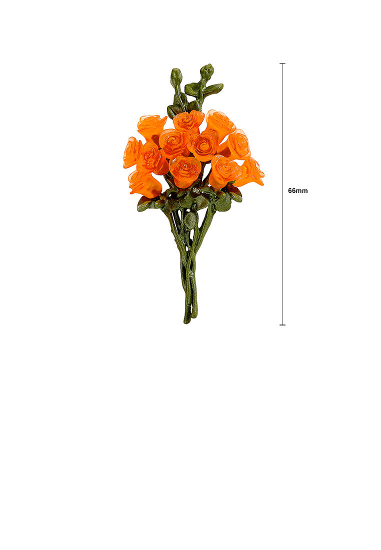 Fashion and Elegant Rose Bouquet Brooch