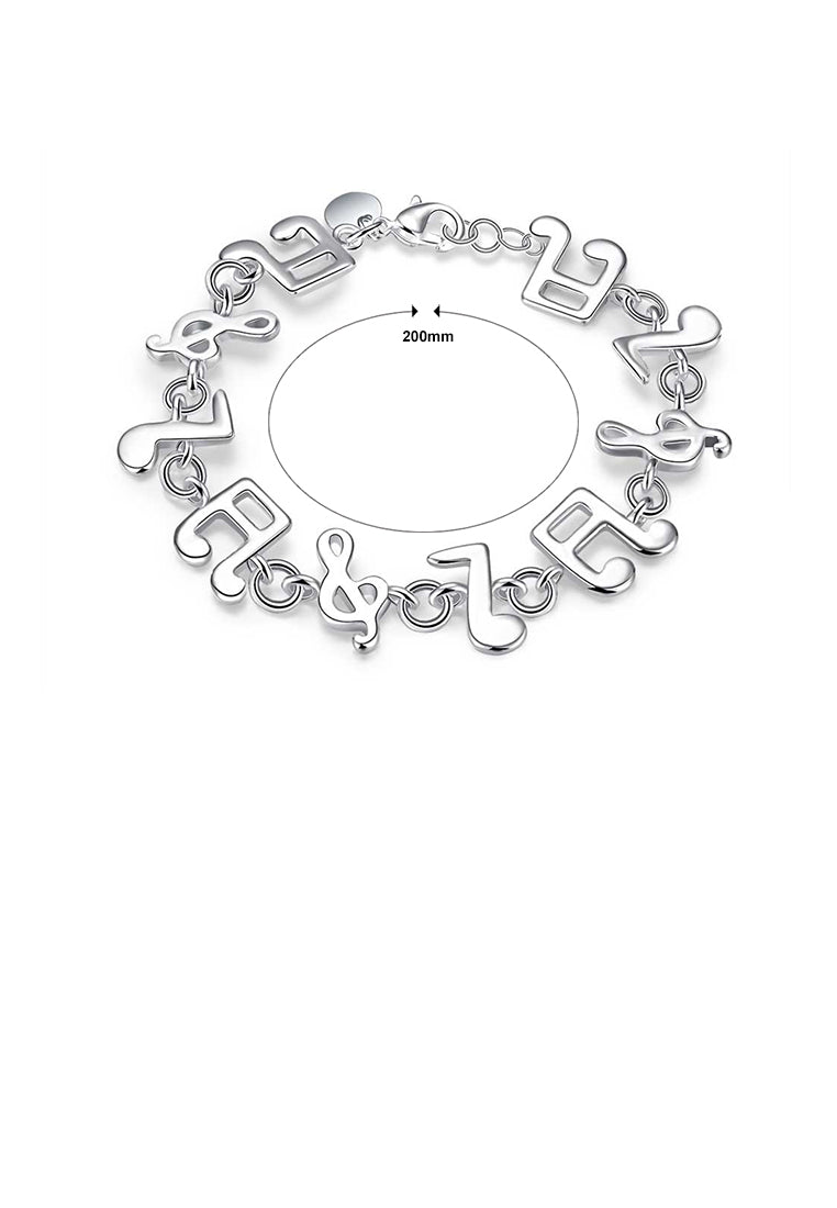 Simple and Fashion Note Bracelet