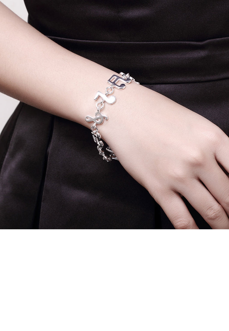 Simple and Fashion Note Bracelet