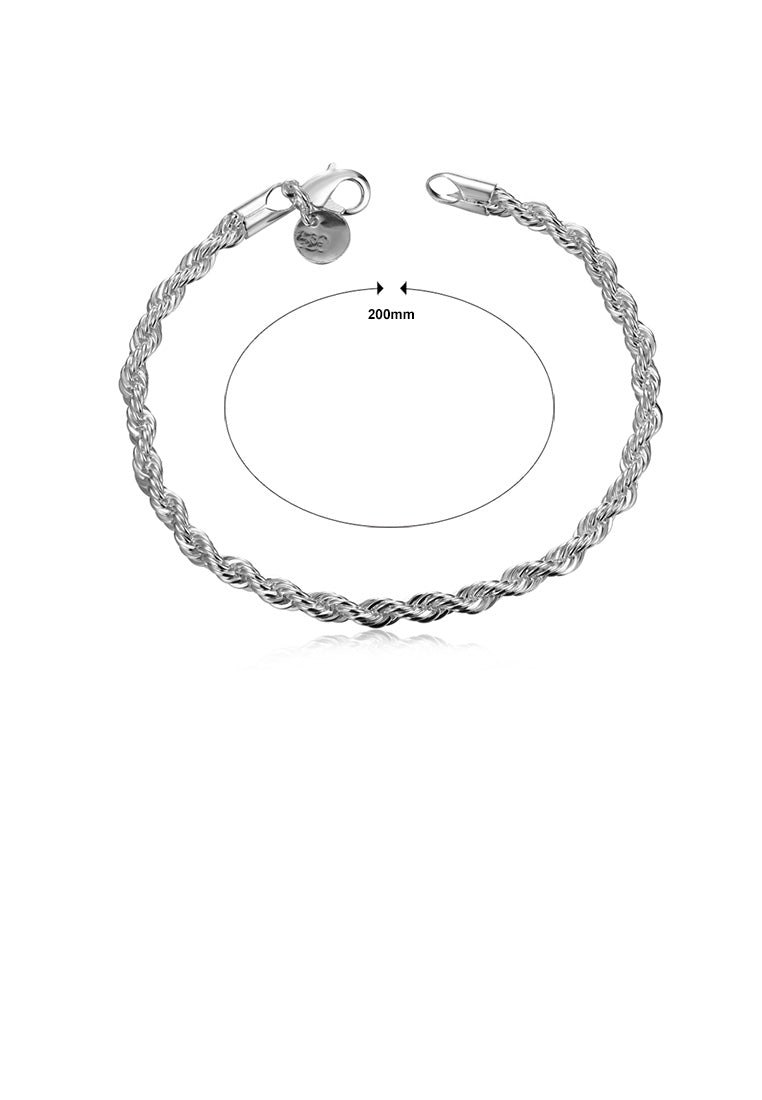 Fashion Simple Geometric Twisted Rope Bracelet