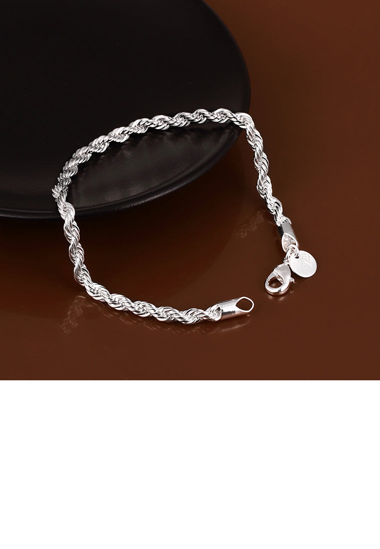 Fashion Simple Geometric Twisted Rope Bracelet