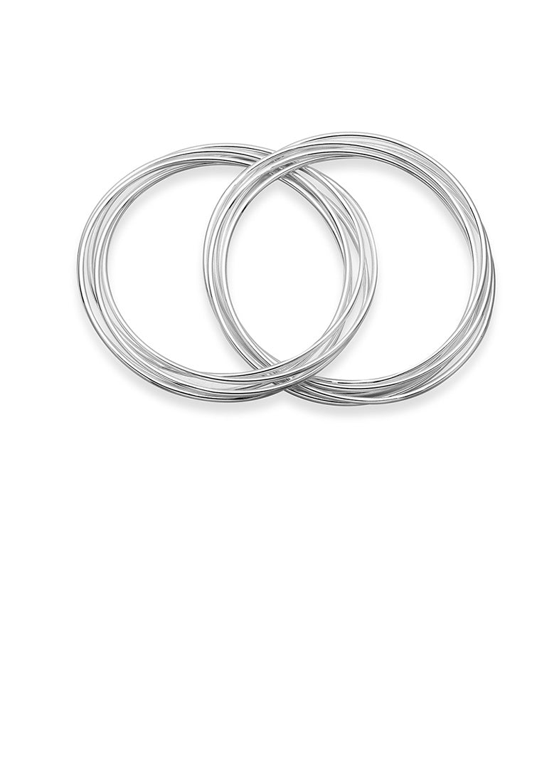 Simple and Fashion Multilayer Geometric Round Bangle