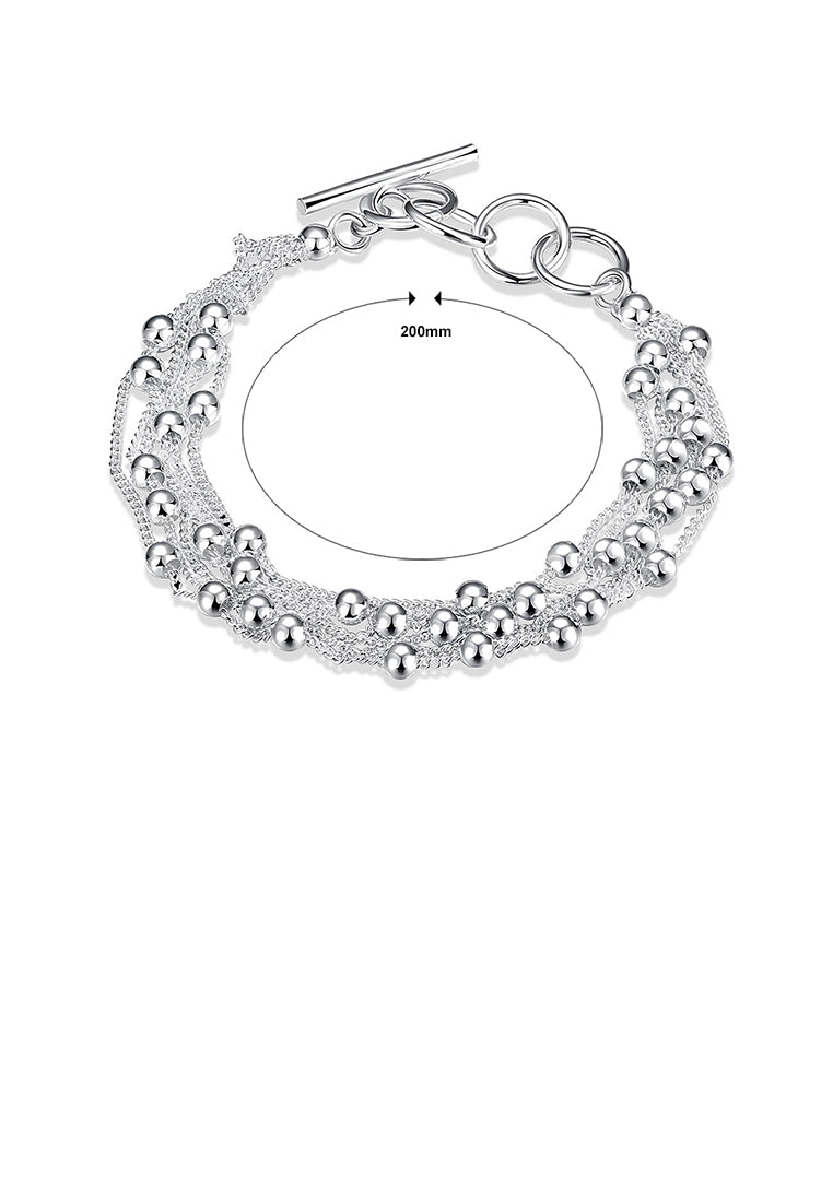 Fashion Multi-layer Ball Bead Bracelet