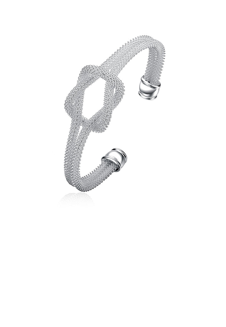 Fashion Elegant Open Knotted Mesh Bangle