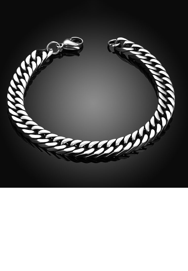 Fashion Simple 7mm 316L Stainless Steel Bracelet