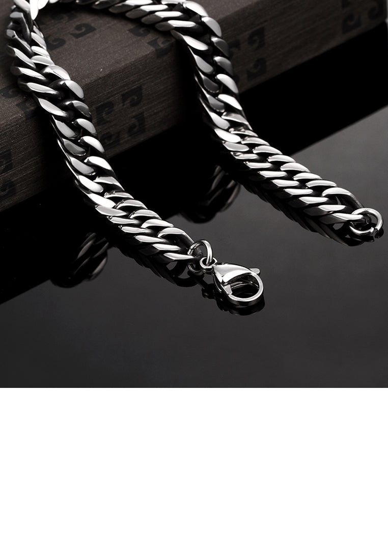 Fashion Simple 7mm 316L Stainless Steel Bracelet