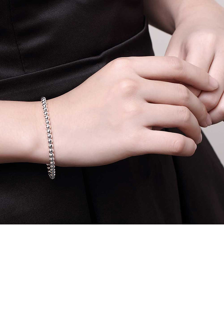 Simple Geometric Ball Bead Bracelet