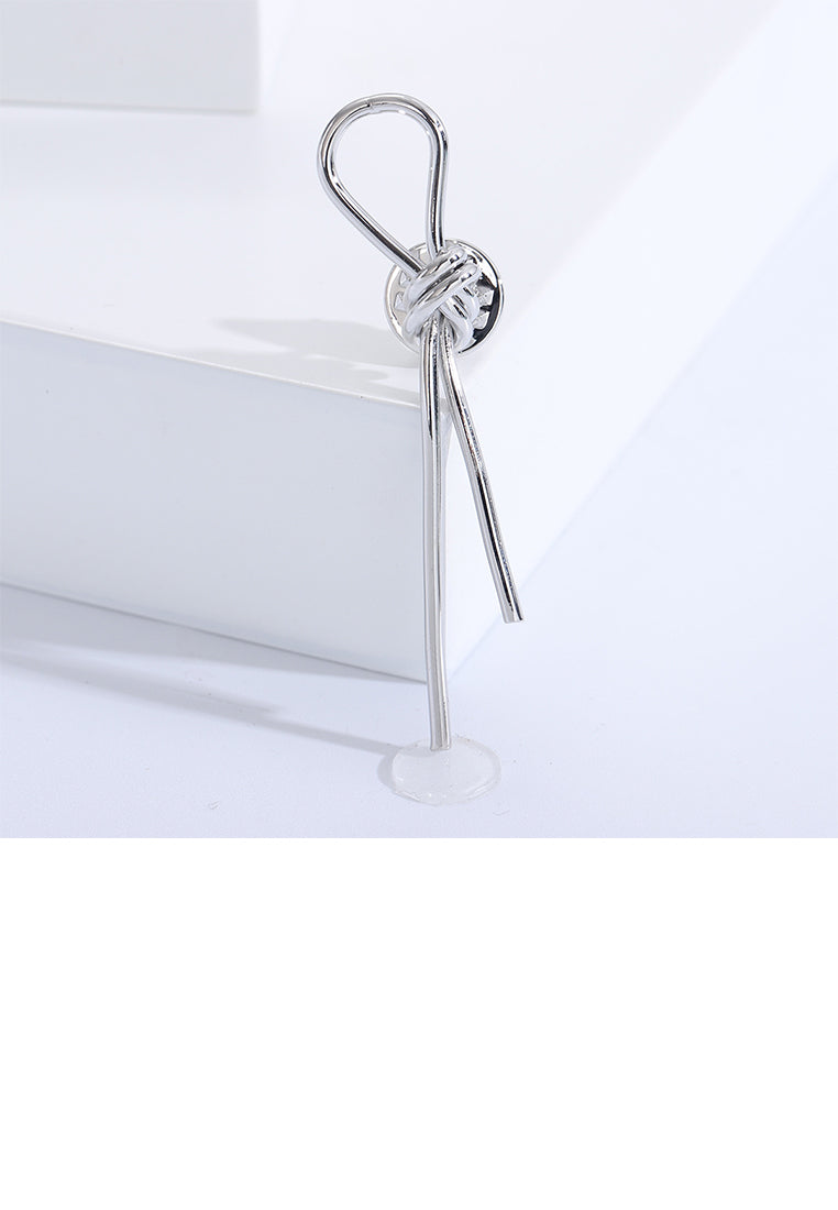 Simple Fashion Knot Line Geometric Brooch