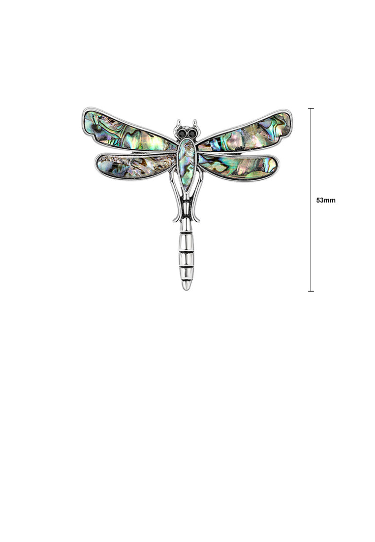 Fashion and Elegant Dragonfly Shell Brooch