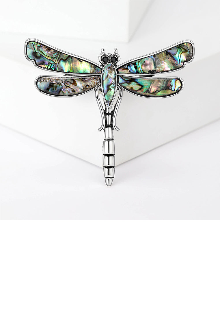 Fashion and Elegant Dragonfly Shell Brooch