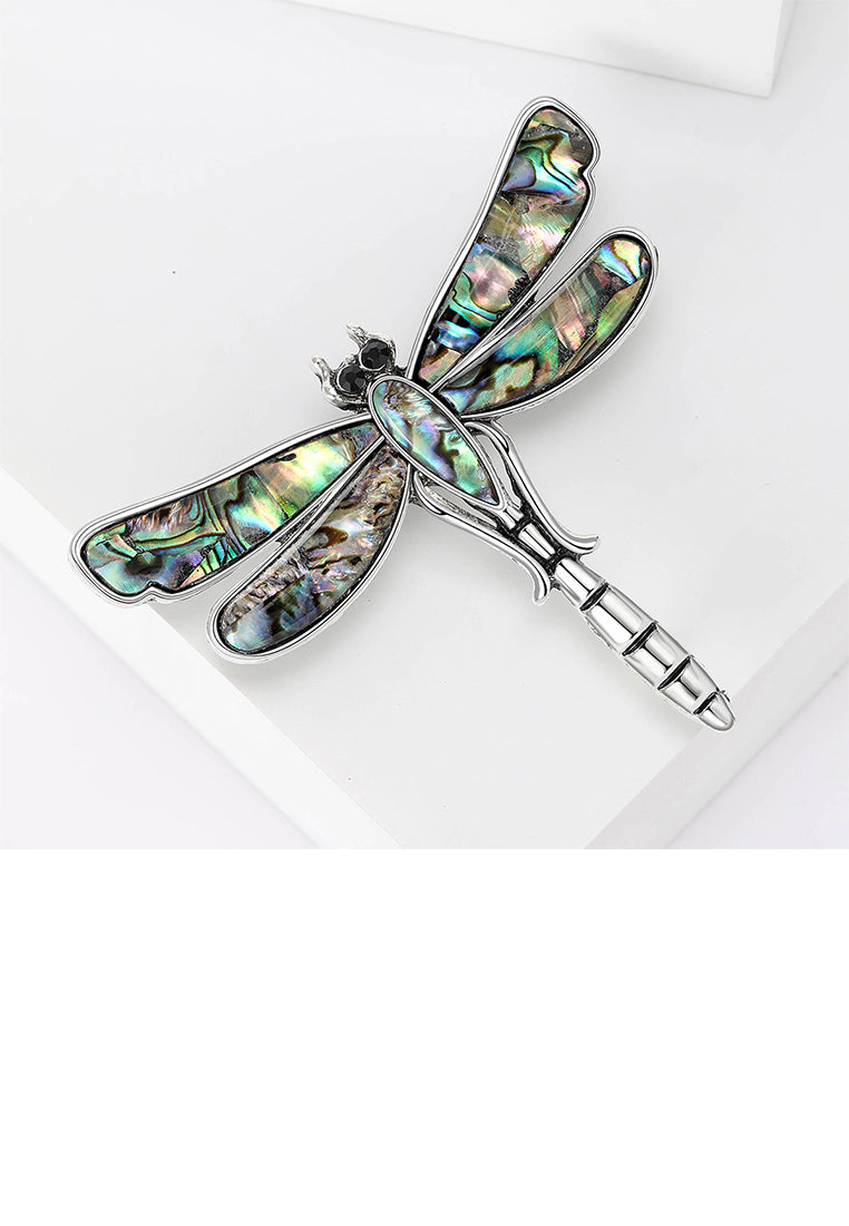Fashion and Elegant Dragonfly Shell Brooch