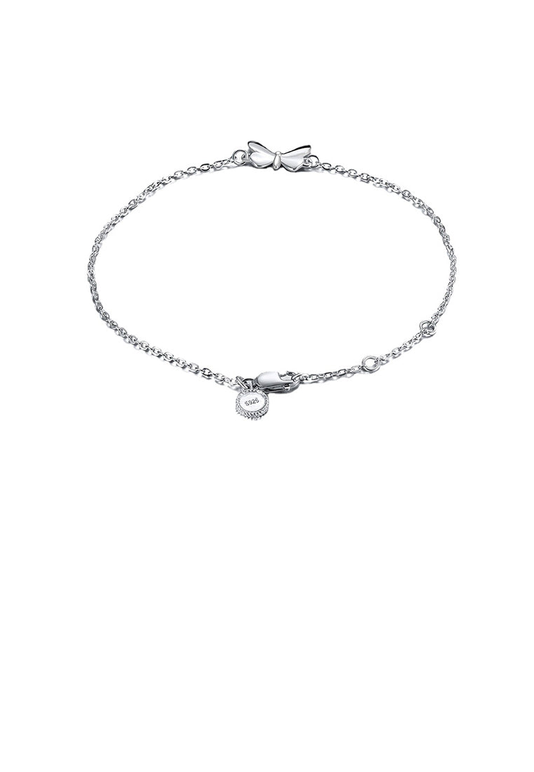 925 Sterling Silver Fashion Simple Butterfly Bracelet