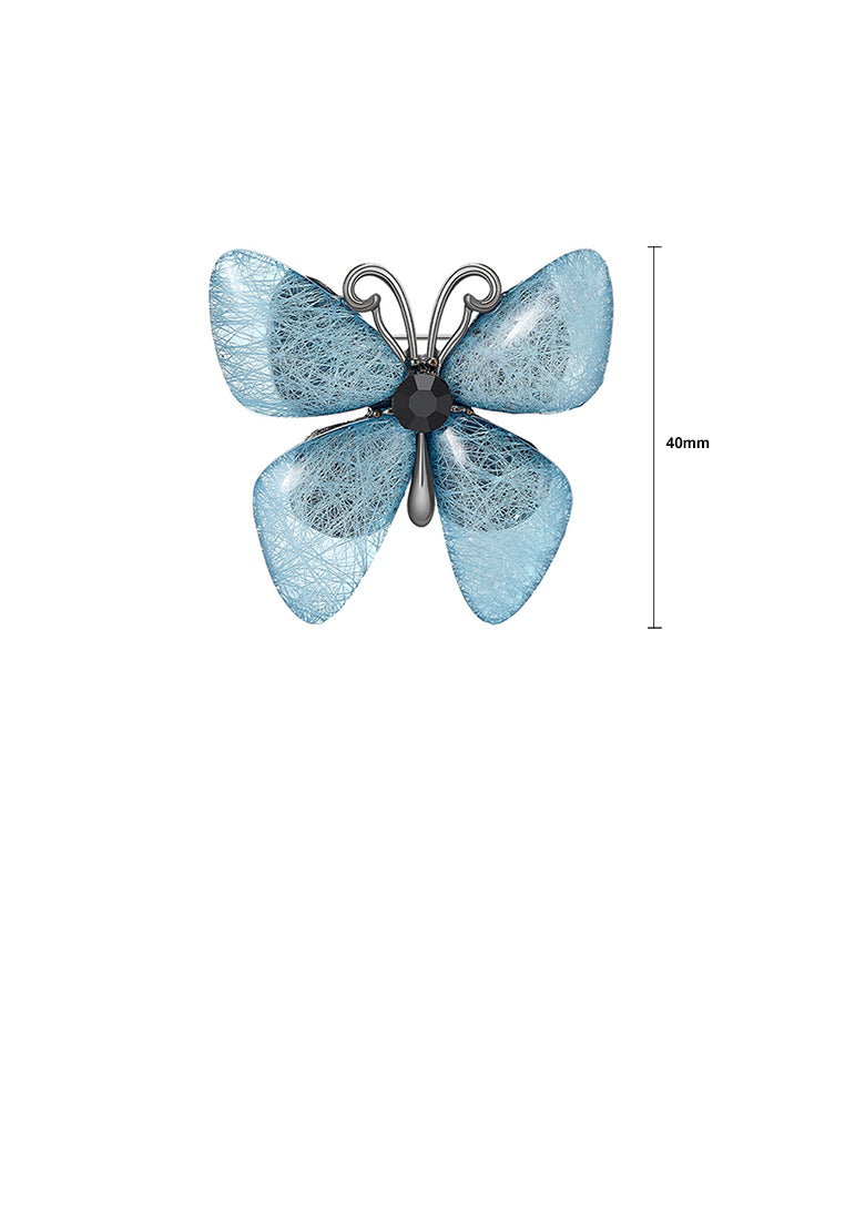 Fashion and Elegant Blue Butterfly Brooch
