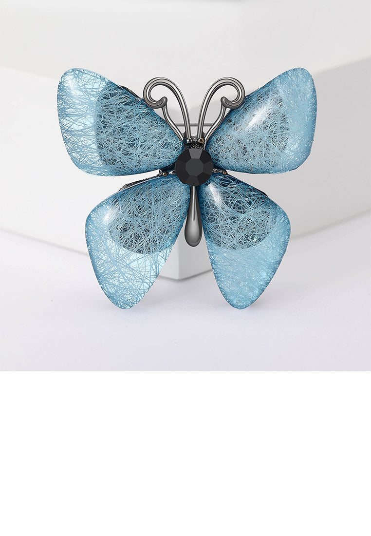 Fashion and Elegant Blue Butterfly Brooch