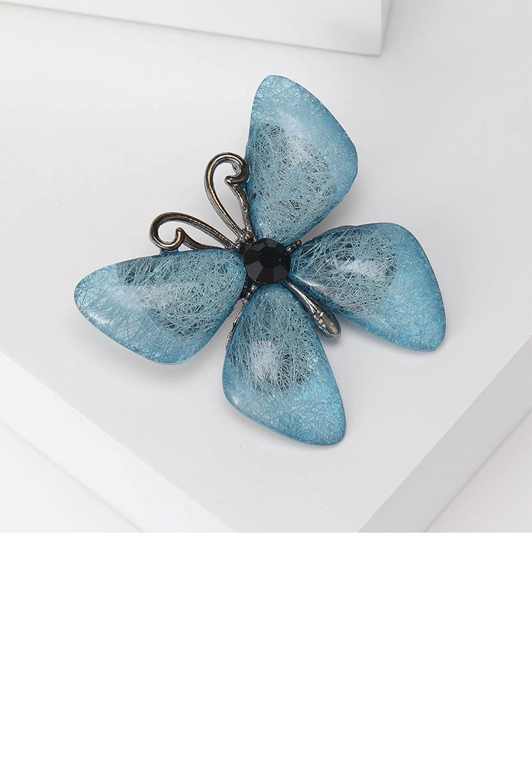 Fashion and Elegant Blue Butterfly Brooch