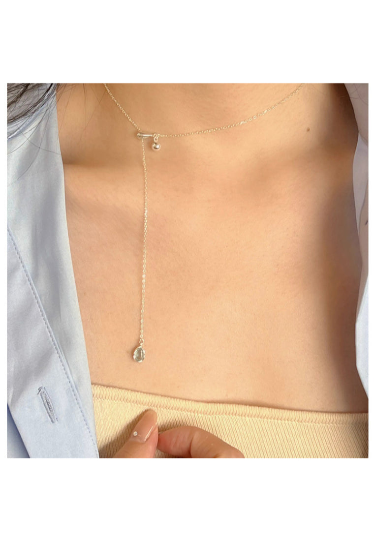 925 Sterling Silver Badminton Pendant with Austrian Element Crystal and Necklace