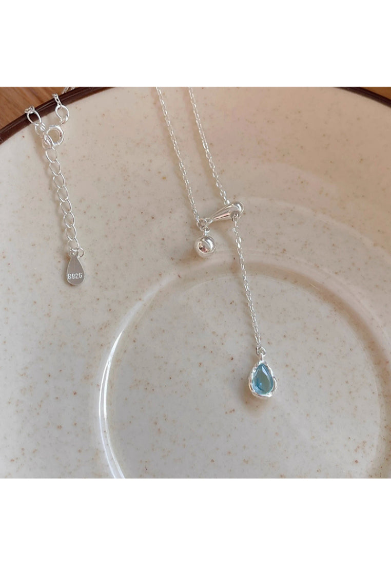 925 Sterling Silver Badminton Pendant with Austrian Element Crystal and Necklace